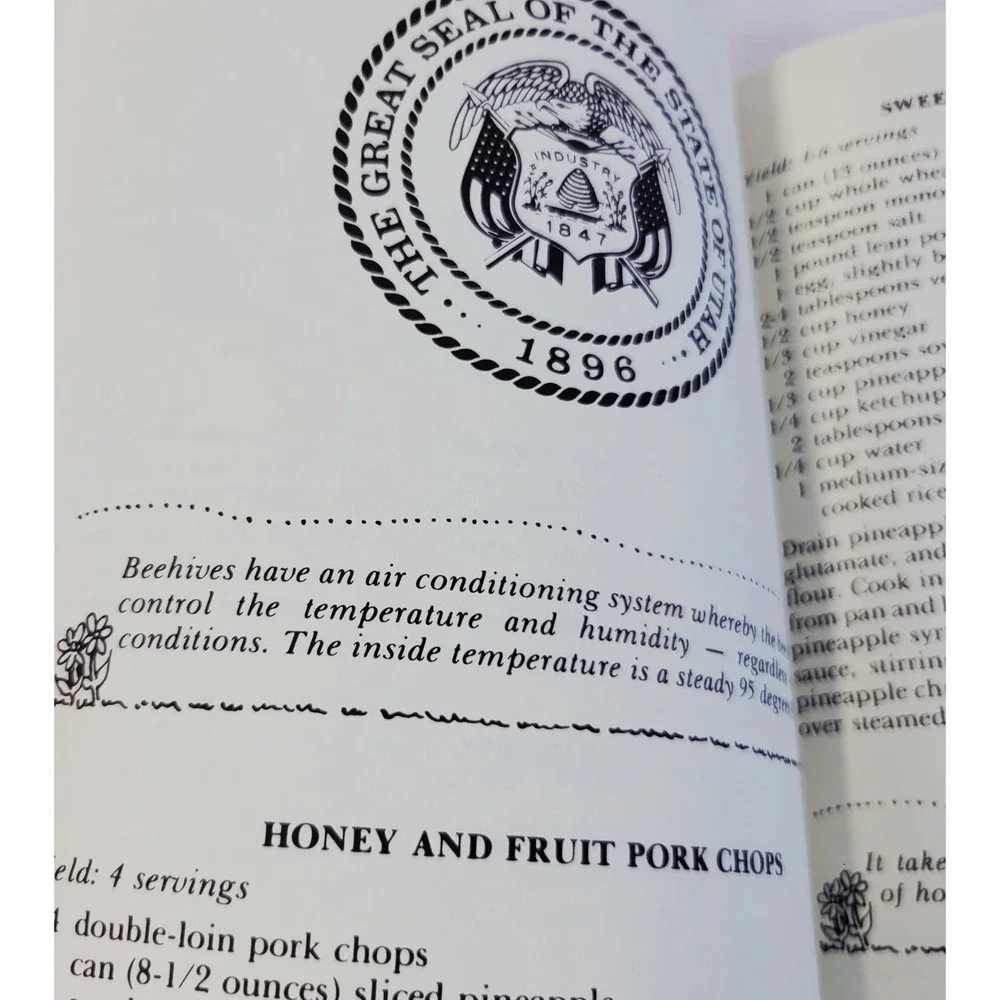 Larry Lonik The Healthy Taste of Honey Book‎ Recipes Anecdotes Lore